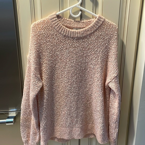 Madewell size small cotton polyester blend sweater size small in light pink - Picture 1 of 4